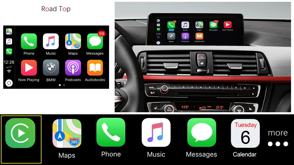 Carplay BMW F20 F23 F45 F30 F36 F10