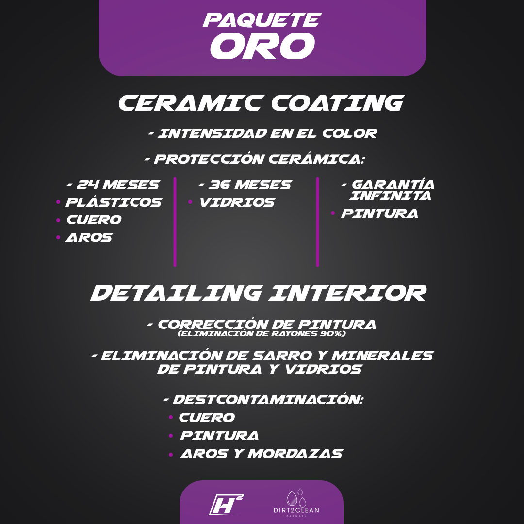 Detailing Oro Dirt2Clean